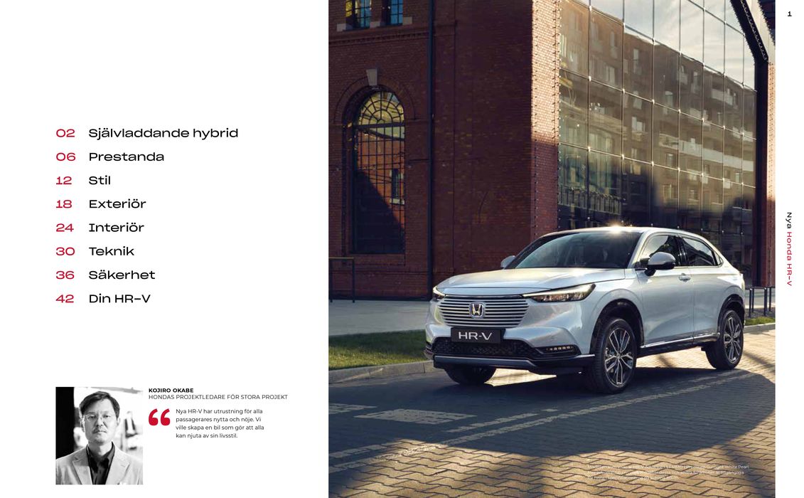 Honda-katalog | Honda HR-V Hybrid Broschyr | 2023-10-28 - 2024-10-28