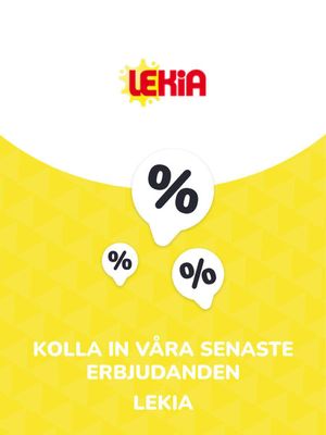 Erbjudanden av Leksaker och Barn i Solna | Erbjudanden Lekia de Lekia | 2023-11-03 - 2024-11-03