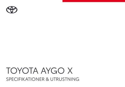 Toyota-katalog | Toyota Aygo X | 2023-11-10 - 2024-11-10
