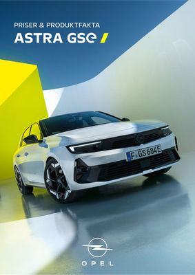Erbjudanden av Bilar och Motor i Örebro | Opel Astra GSe de Opel | 2023-11-10 - 2024-11-10