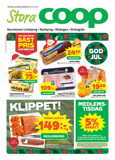 Erbjudanden av Matbutiker i Norrköping | Stora Coop Erbjudanden de Stora Coop | 2023-12-04 - 2023-12-10