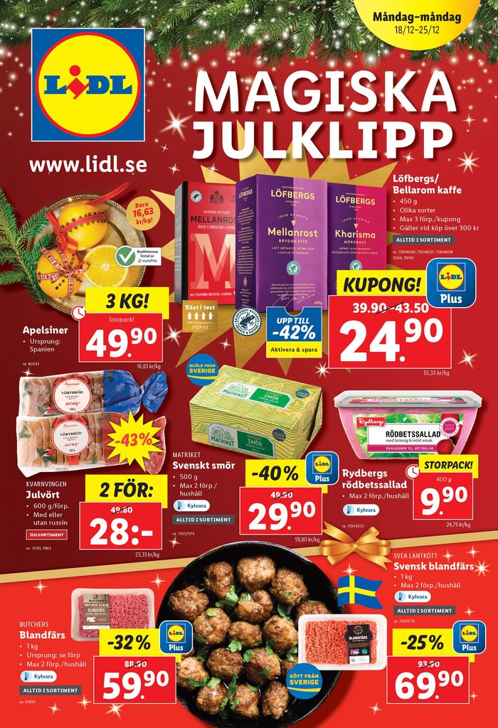 Lidl I Nynäshamn | Erbjudanden & Reklamblad Jul | Tiendeo