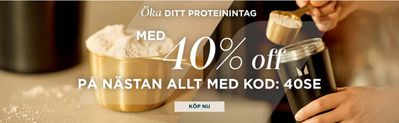 Erbjudanden av Sport i Landskrona | Myprotein 40% off de Myprotein | 2024-02-02 - 2024-03-05
