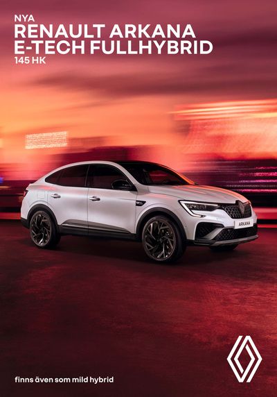 Erbjudanden av Bilar och Motor i Kista | Renault arkana broschyr . de Renault | 2024-02-08 - 2024-12-31