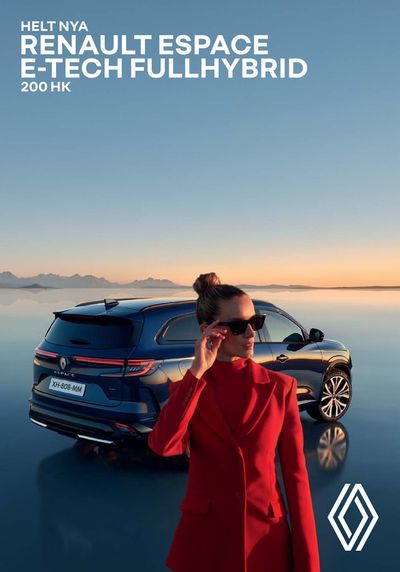 Erbjudanden av Bilar och Motor i Kista | Renault espace broschyr . de Renault | 2024-02-08 - 2024-12-31
