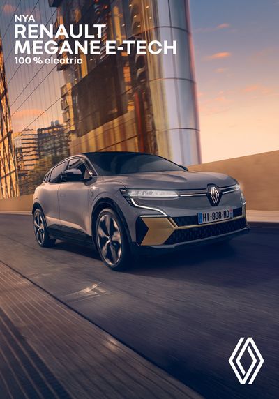 Erbjudanden av Bilar och Motor i Kista | Rrenault megane e tech electric broschyr. de Renault | 2024-02-08 - 2025-07-31