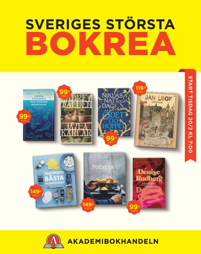 Erbjudanden av Böcker och Kontorsmaterial i Norrköping | SVERIGES STÖRSTA BOKREA de Akademibokhandeln | 2024-02-20 - 2024-12-31