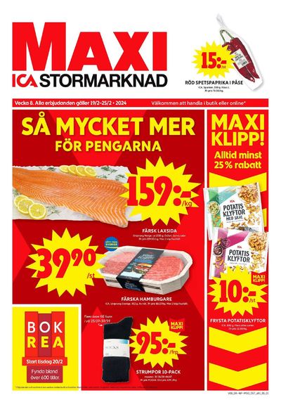 Erbjudanden av Matbutiker i Bromma | ICA Maxi Erbjudanden de ICA Maxi | 2024-02-19 - 2024-02-25