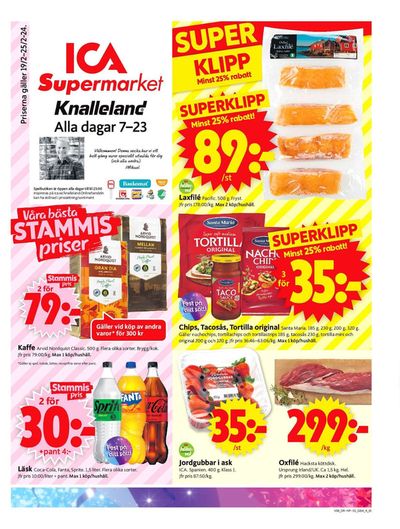 Erbjudanden av Matbutiker i Borås | ICA Supermarket Erbjudanden de ICA Supermarket | 2024-02-19 - 2024-02-25