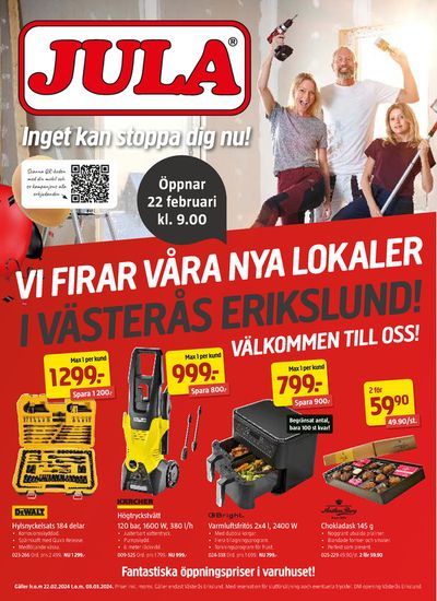 Erbjudanden av Bygg och Trädgård i Kristinehamn | Jula reklamblad de Jula | 2024-02-22 - 2024-03-07