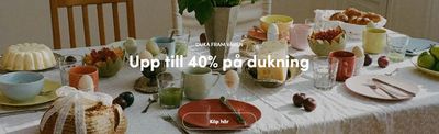 Erbjudanden av Möbler och Inredning i Norrköping | Upp till 40% på dukning . de Cervera | 2024-02-22 - 2024-03-22