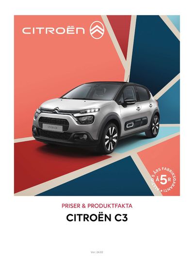 Citroën-katalog | Citroën C3 | 2024-02-24 - 2025-02-24