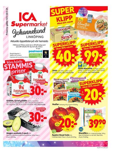 ICA Supermarket-katalog i Linköping | ICA Supermarket Erbjudanden | 2024-03-04 - 2024-03-10