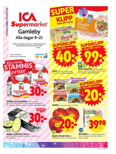 ICA Supermarket-katalog i Västervik | ICA Supermarket Erbjudanden | 2024-03-04 - 2024-03-10