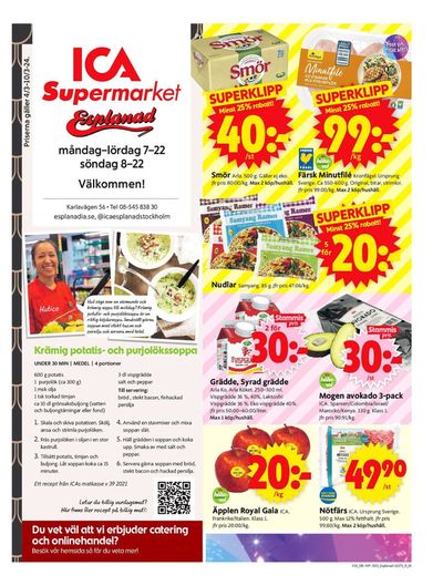 Erbjudanden av Matbutiker | ICA Supermarket Erbjudanden de ICA Supermarket | 2024-03-04 - 2024-03-10