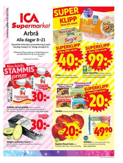 ICA Supermarket-katalog i Bollnäs | ICA Supermarket Erbjudanden | 2024-03-04 - 2024-03-10