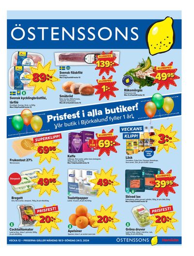 Östenssons-katalog i Skänninge | Östenssons reklambad | 2024-03-17 - 2024-03-31