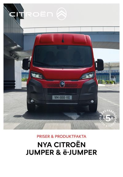Citroën-katalog i Kristianstad | Citroën NYA JUMPER &amp; ë-JUMPER | 2024-03-20 - 2025-03-20