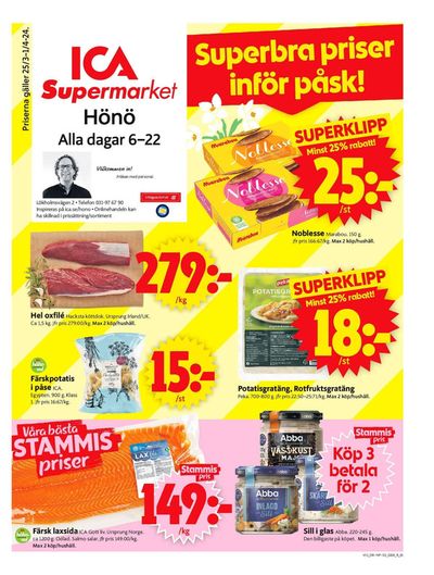 ICA Supermarket-katalog i Källö-Knippla | ICA Supermarket Erbjudanden | 2024-03-25 - 2024-03-31