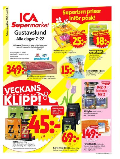 ICA Supermarket-katalog i Helsingborg | ICA Supermarket Erbjudanden | 2024-03-25 - 2024-03-31