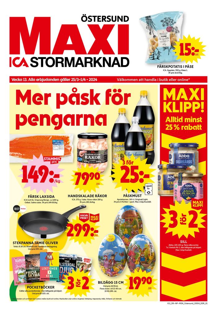 ICA Maxi-katalog i Östersund | ICA Maxi Erbjudanden | 2024-03-25 - 2024-03-31