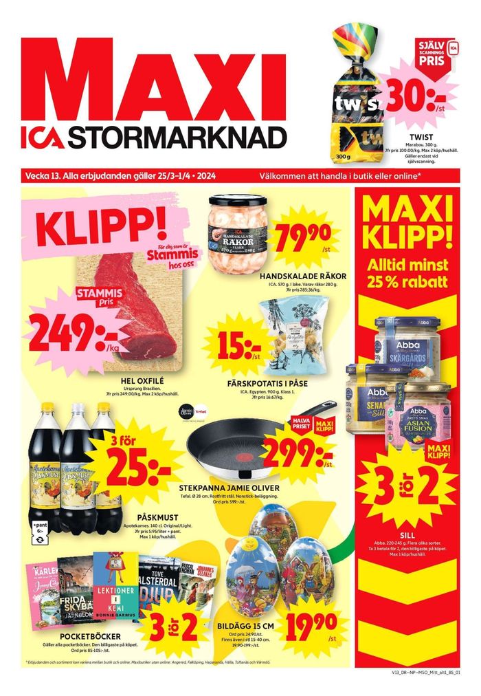 ICA Maxi-katalog i Nyköping | ICA Maxi Erbjudanden | 2024-03-25 - 2024-03-31