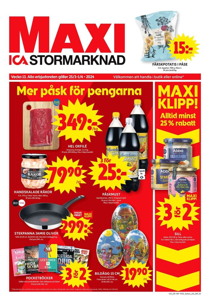 ICA Maxi-katalog i Ljungby (Kronoberg) | ICA Maxi Erbjudanden | 2024-03-25 - 2024-03-31