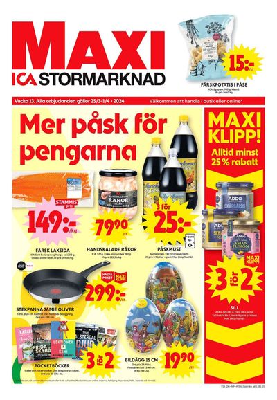 Erbjudanden av Påsk i Härnösand | ICA Maxi Erbjudanden de ICA Maxi | 2024-03-25 - 2024-03-31