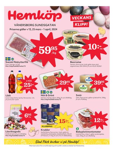 Erbjudanden av Matbutiker i Vänersborg | Hemköp Erbjudanden de Hemköp | 2024-03-25 - 2024-03-31