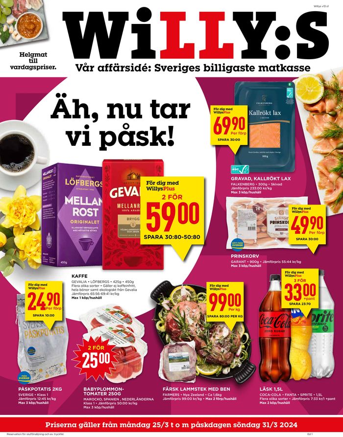 Willys-katalog i Stockholm | Willys Erbjudanden | 2024-03-25 - 2024-03-31