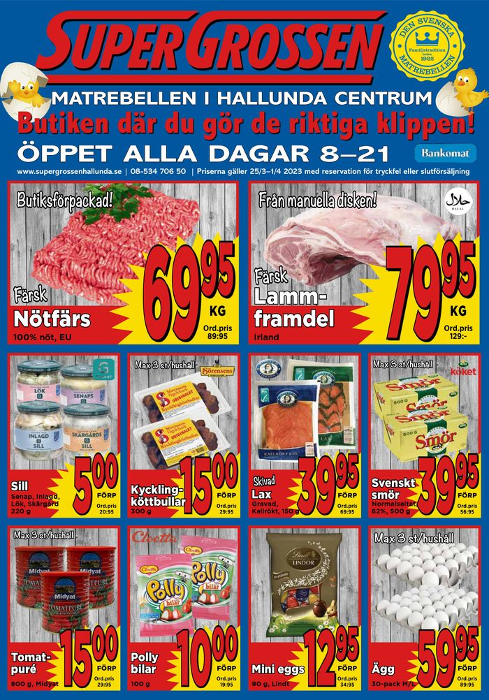 Supergrossen-katalog i Stockholm | Veckans erbjudande! | 2024-03-25 - 2024-04-08
