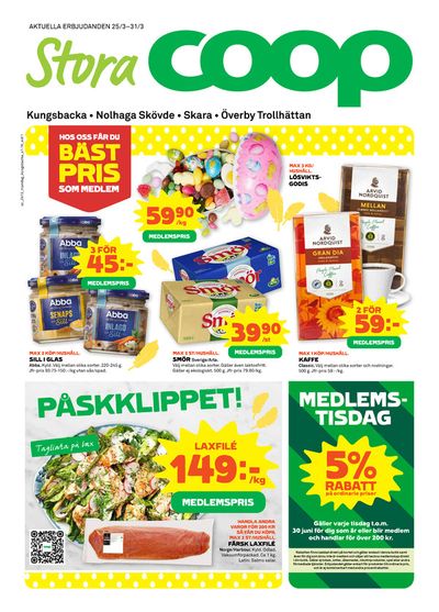Erbjudanden av Matbutiker i Kungsbacka | Stora Coop Erbjudanden de Stora Coop | 2024-03-25 - 2024-03-31