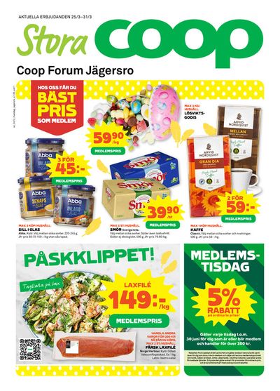 Erbjudanden av Matbutiker i Svedala | Coop Forum reklamblad de Coop Forum | 2024-03-25 - 2024-03-31