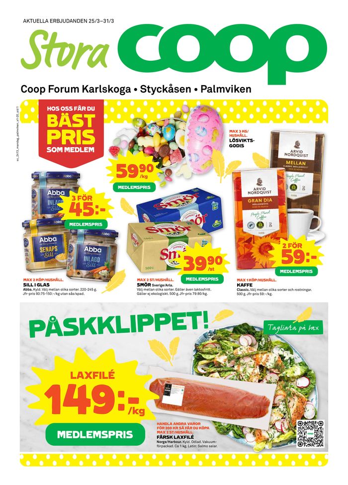 Coop Forum-katalog i Karlskoga | Coop Forum reklamblad | 2024-03-25 - 2024-03-31