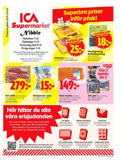 ICA Supermarket-katalog i Köping | ICA Supermarket Erbjudanden | 2024-03-25 - 2024-03-31