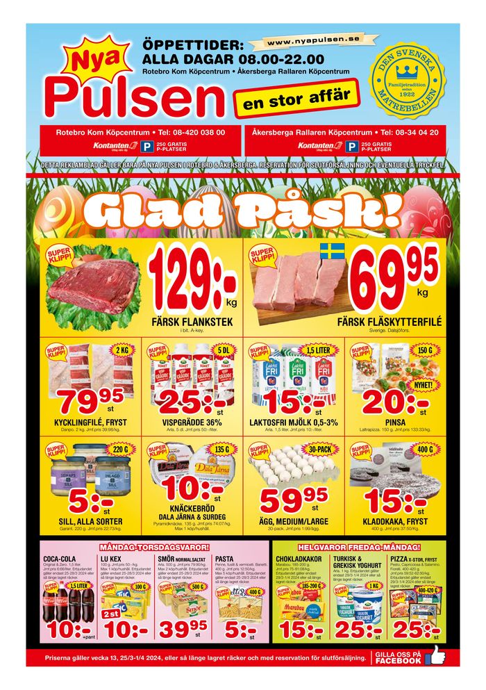 Nya Pulsen-katalog i Täby | Nya Pulsen reklambad | 2024-03-26 - 2024-04-09