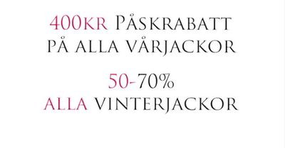 Erbjudanden av Kläder, Skor och Accessoarer i Stockholm | Jackan 50% - 70% dcto ! de Jackan | 2024-03-27 - 2024-04-12