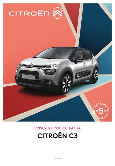 Erbjudanden av Bilar och Motor i Mariestad | Citroën C3 de Citroën | 2024-03-28 - 2025-03-28