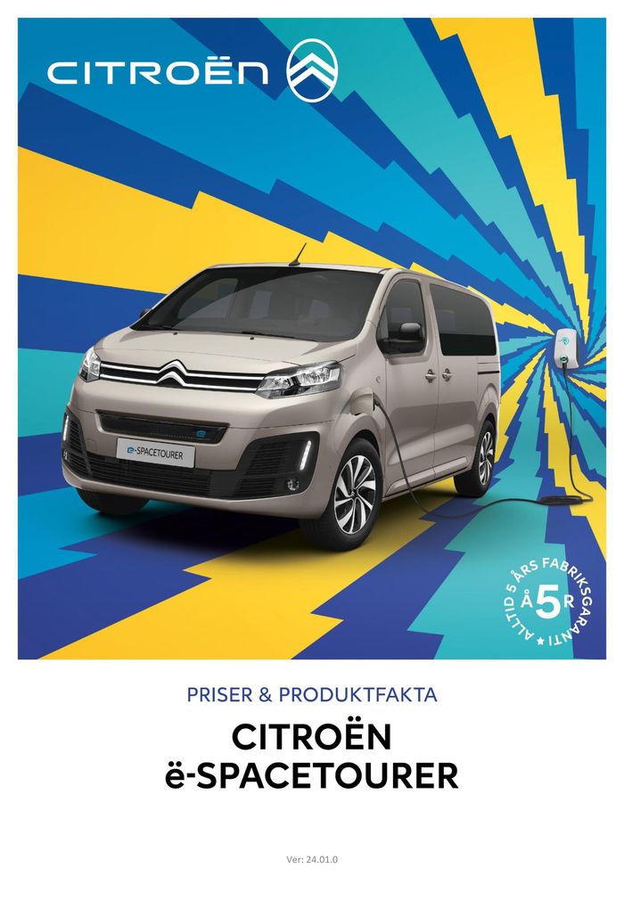 Citroën-katalog i Ängelholm | Citroën Ë-SPACETOURER | 2024-03-28 - 2025-03-28