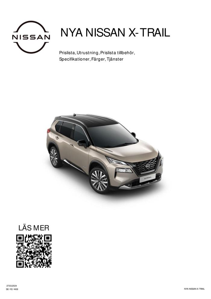Nissan-katalog i Norrtälje | Nissan X-Trail | 2024-03-28 - 2025-03-28