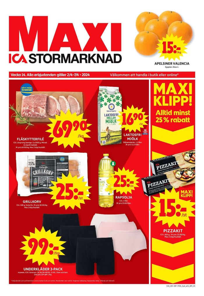 ICA Maxi-katalog | ICA Maxi Erbjudanden | 2024-03-25 - 2024-03-31