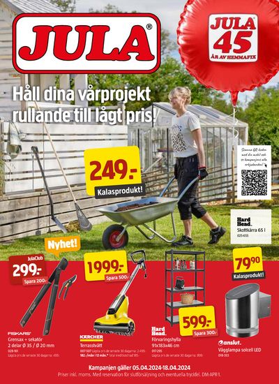 Jula-katalog i Rydbo | Jula reklamblad | 2024-04-05 - 2024-04-19