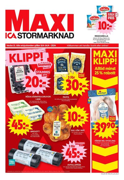 ICA Maxi-katalog i Eskilstuna | ICA Maxi Erbjudanden | 2024-04-07 - 2024-04-21