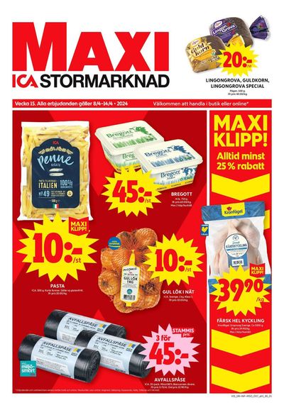 ICA Maxi-katalog i Järfälla | ICA Maxi Erbjudanden | 2024-04-07 - 2024-04-21