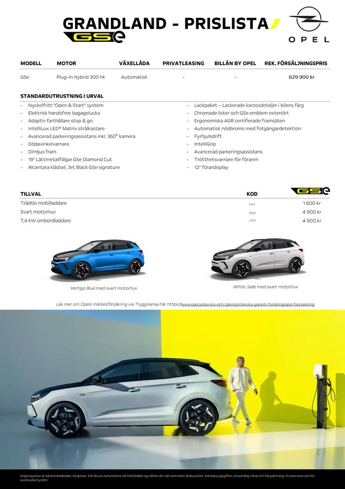 Opel-katalog i Tyresö | Opel Grandland GSe | 2024-04-08 - 2025-04-08