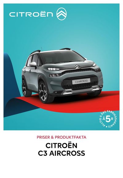 Citroën-katalog i Stockholm | Citroën C3 AIRCROSS | 2024-04-08 - 2025-04-08