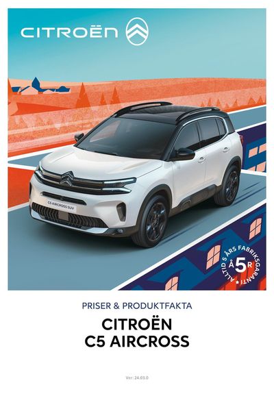 Citroën-katalog i Stockholm | Citroën C5 AIRCROSS | 2024-04-08 - 2025-04-08