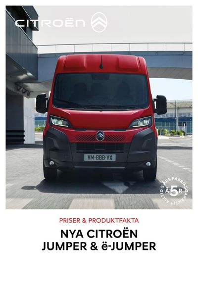 Citroën-katalog i Nyköping | Citroën NYA JUMPER &amp; ë-JUMPER | 2024-04-09 - 2025-04-09