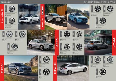 Honda-katalog i Älmhult | Honda original aluminiumfälgar 2024 | 2024-04-11 - 2025-04-11