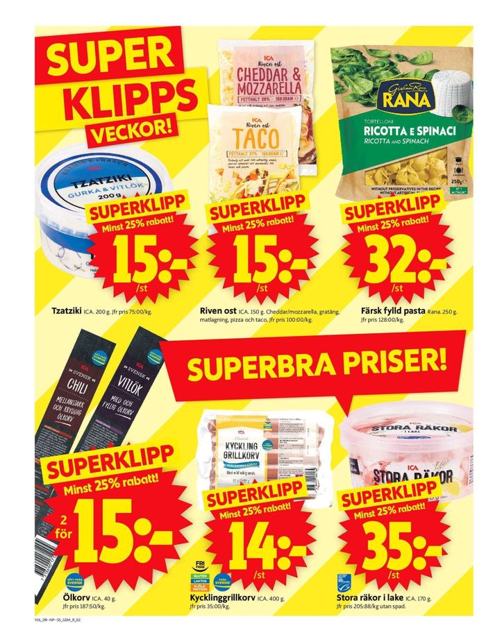ICA Supermarket-katalog i Linköping | ICA Supermarket Erbjudanden | 2024-04-15 - 2024-04-21